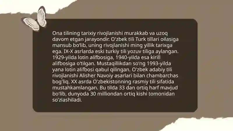 Ona tilini boshqa gumanitar fanlarga bog'lab órganish 3
