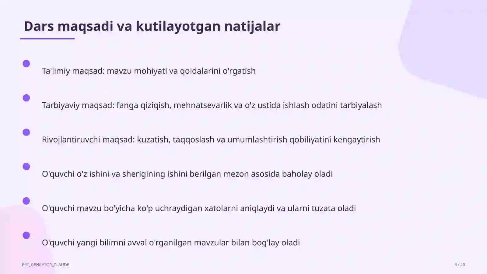 Suzish asoslari va suvda xavfsizlik (6-sinf) 3