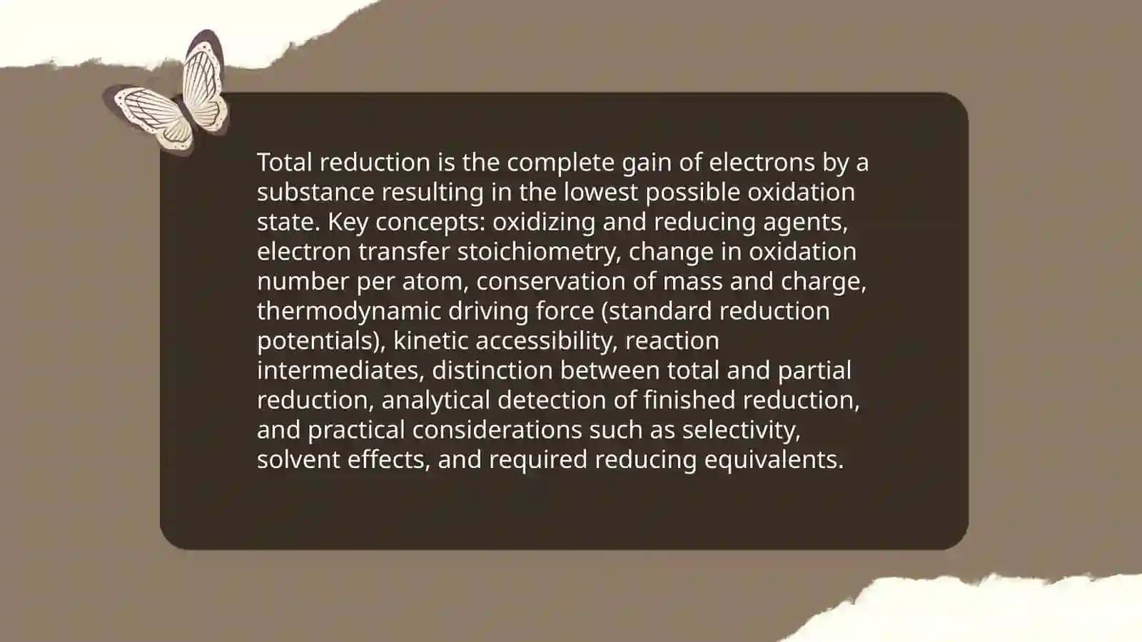 Total reduction 3
