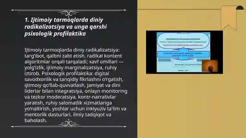 Media makonida psixologik diniy va madaniy tahdidlar 3