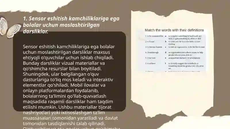 Sensor eshitishda yoki korishda kamchiliklarga ega bolgan bolalar uchun inklyuziv talim strategiyalari va ularni amalga oshirish shart-sharoitlari 3