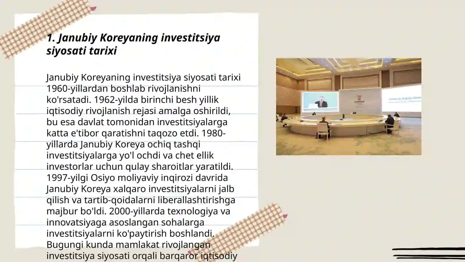 Janubiy Koreya investitsiya siyosati 3