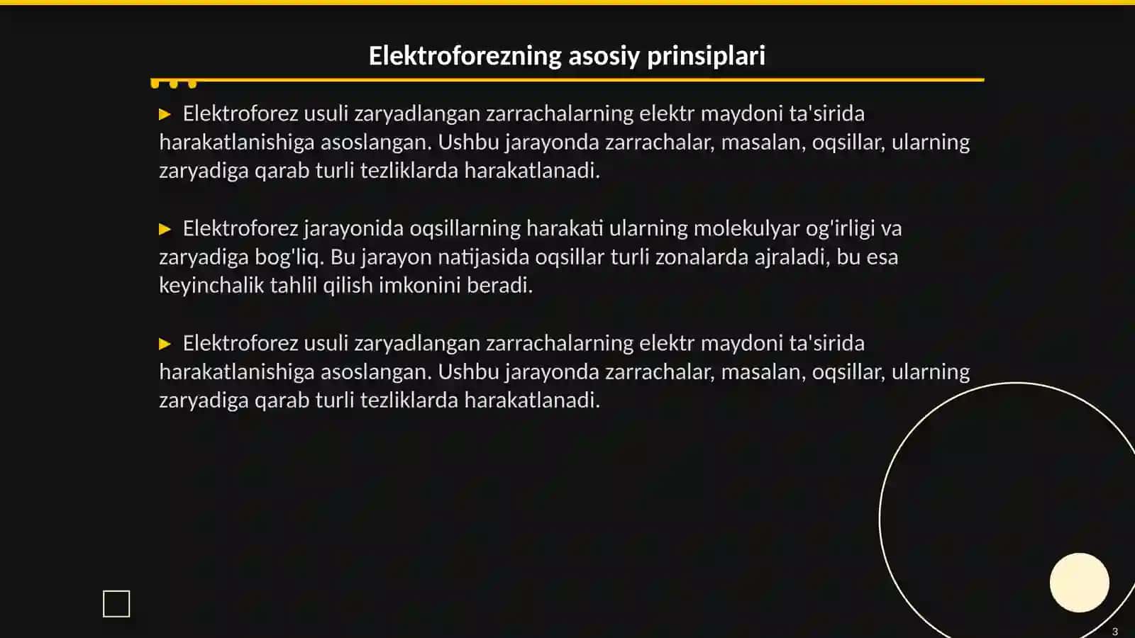 Elektroforez usullari va ularni turlari 3