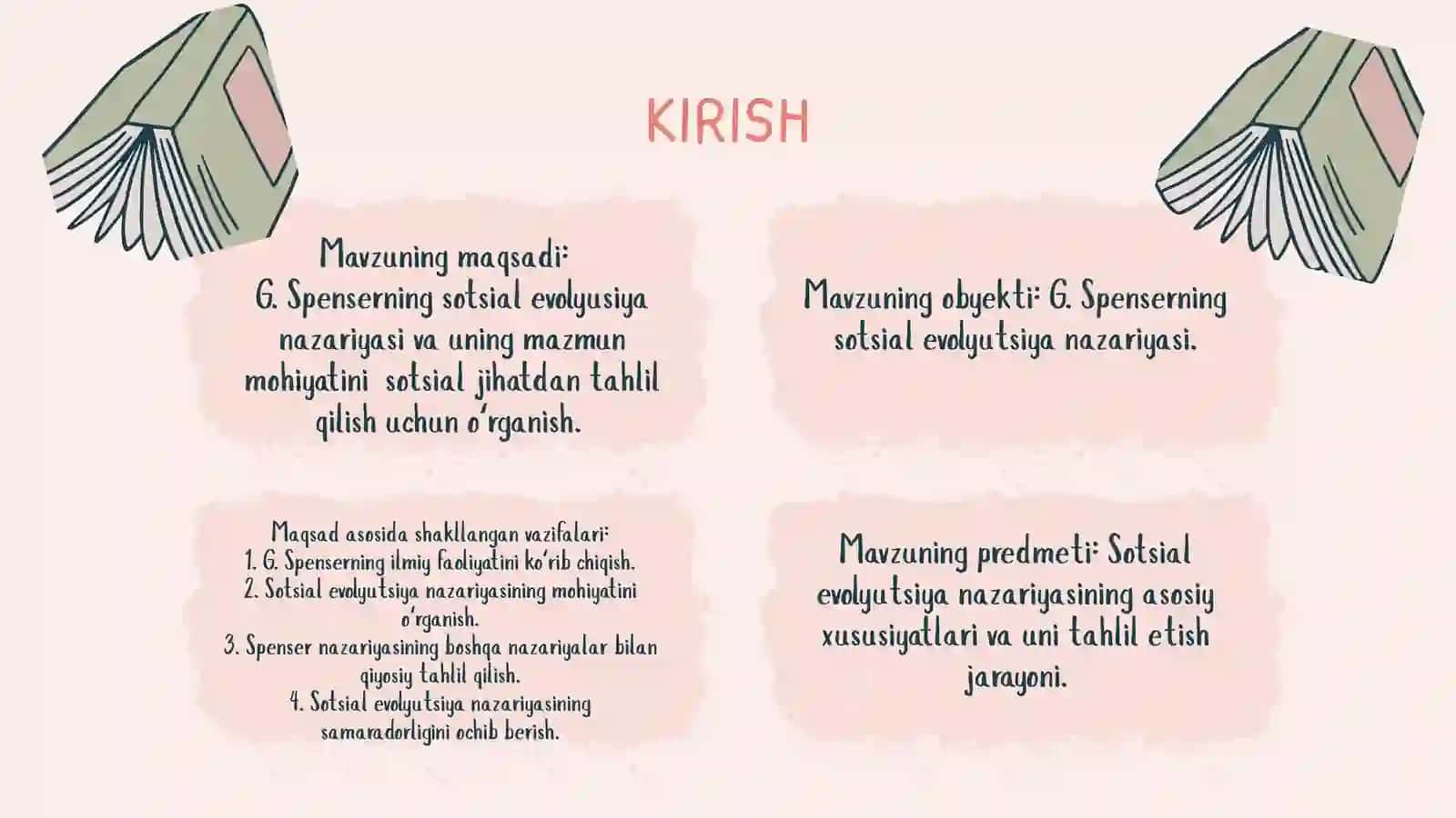 GERBERT SPENSERNING SOTSIAL EVOLYUSIYA NAZARIYASI VA UNING MAZMUN MOHIYATI 3