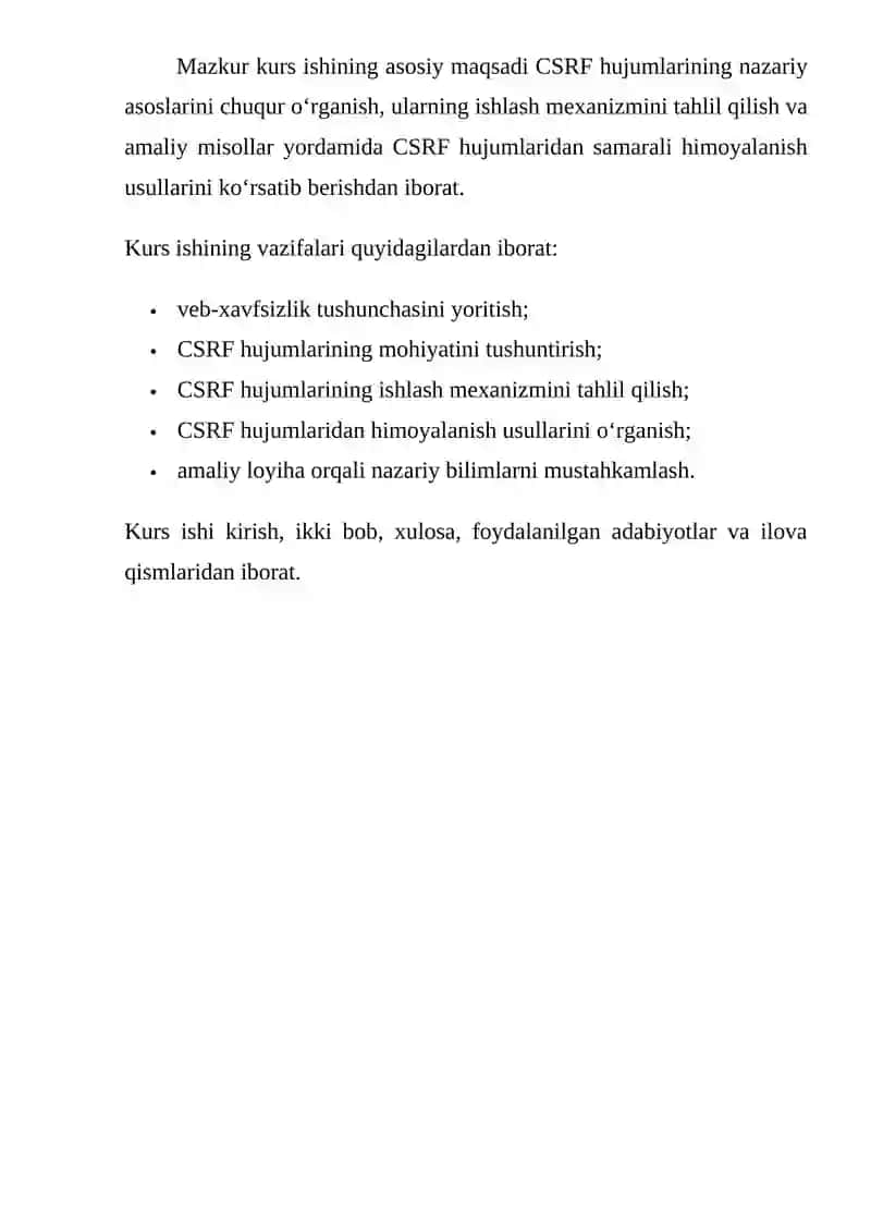 CSRF (Cross-Site Request Forgery) hujumlari 3