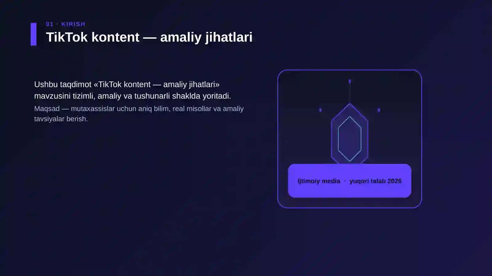 TikTok kontent — amaliy jihatlari 3