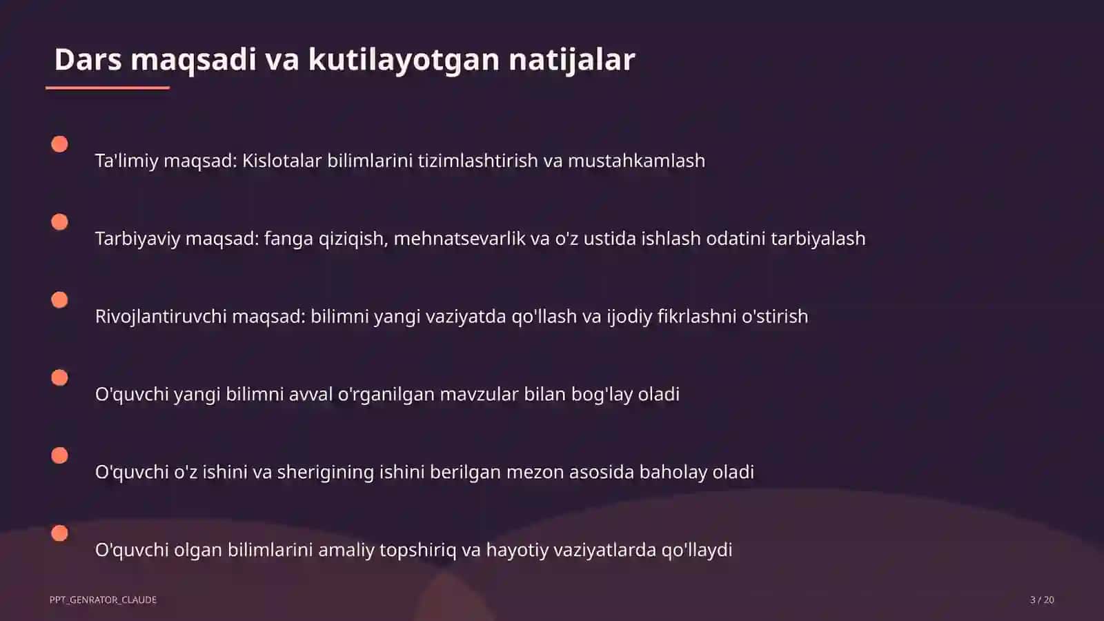 Kislotalar (8-sinf) 3
