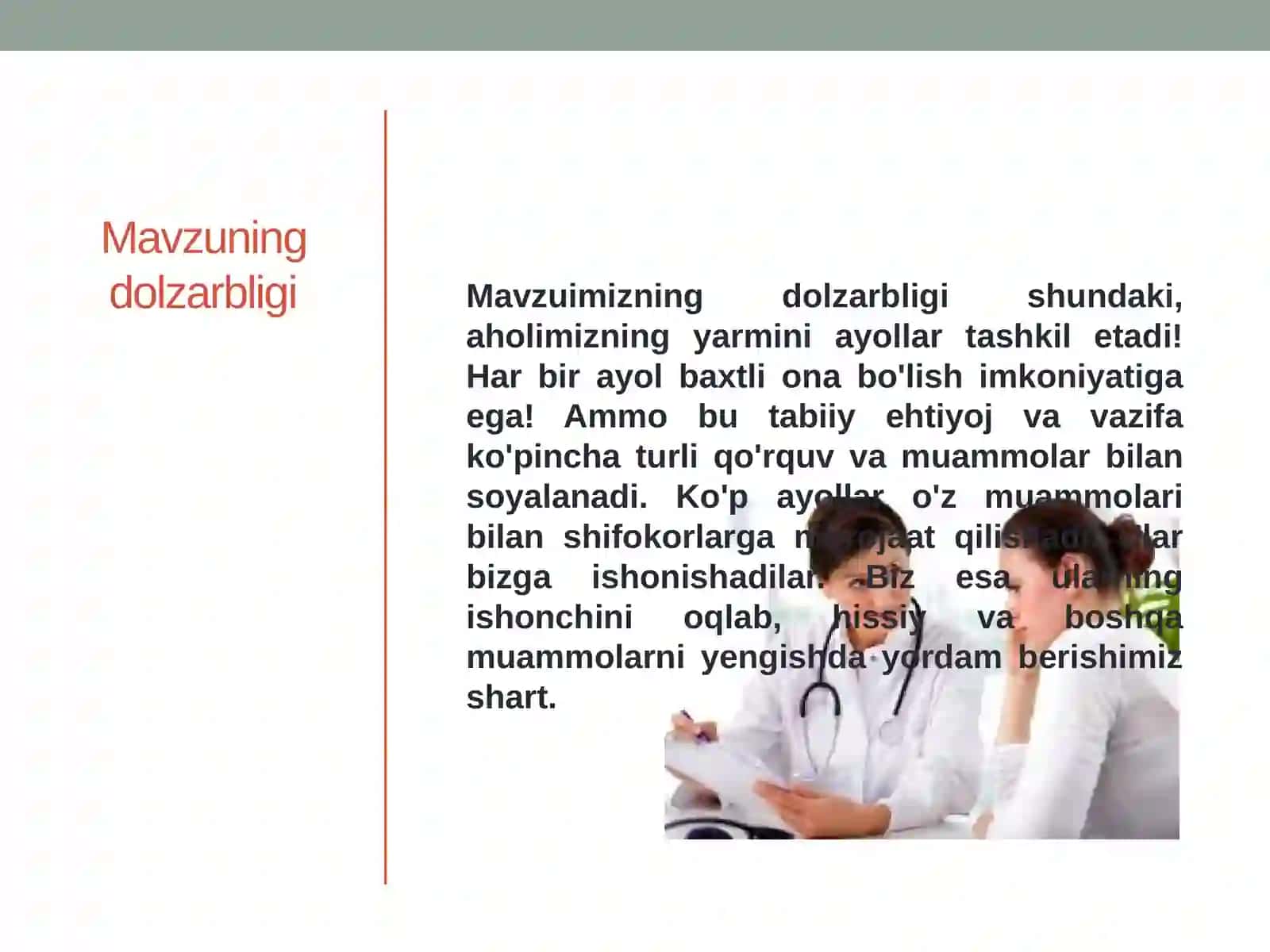 Homilador ayollarga psixologik yordam ko'rsatish 3