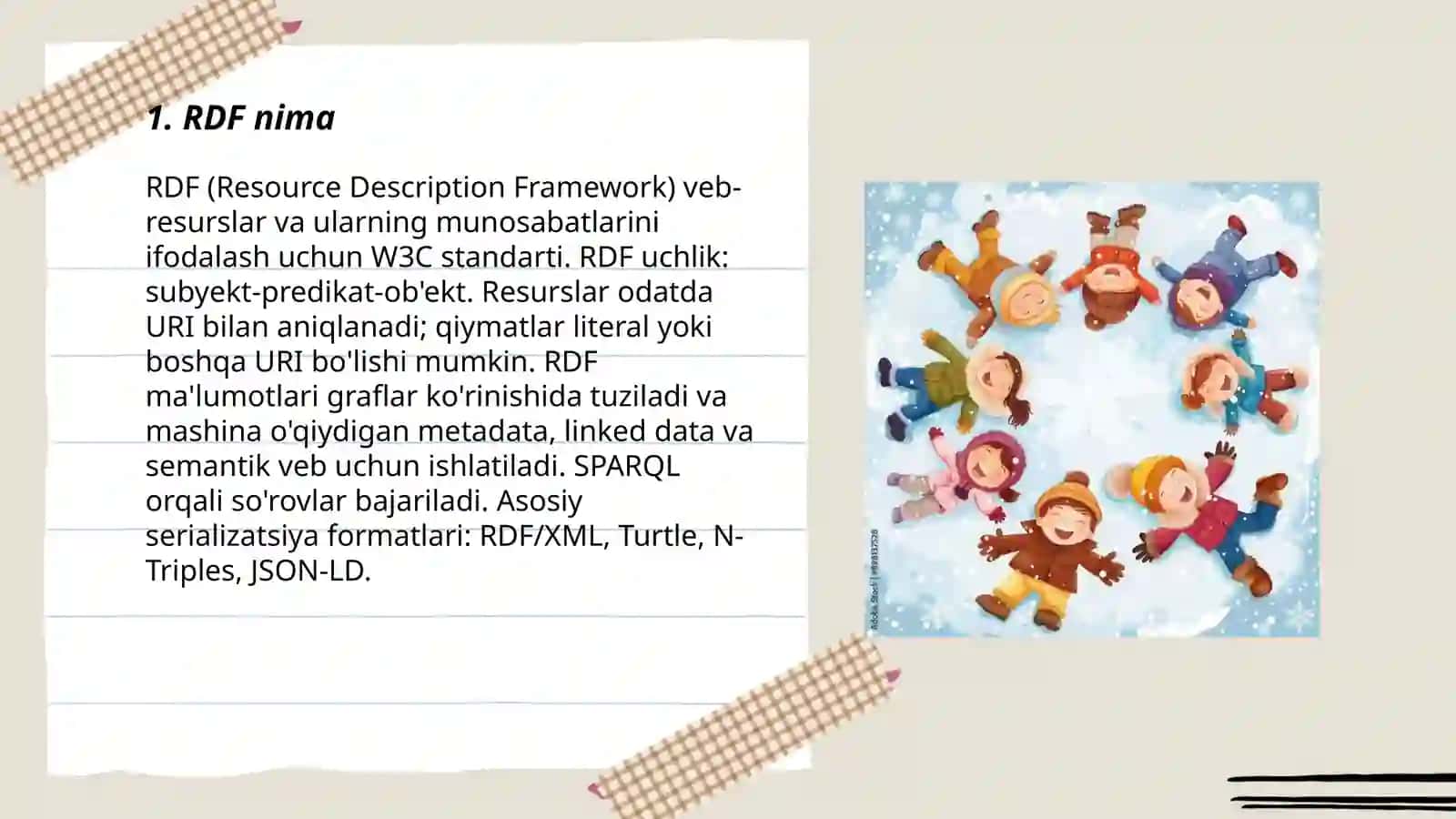 RDF (Resource Description Framework) 3