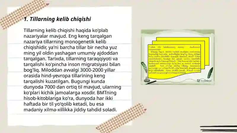 Lingvistik tipologiya va ular oʻrtasidagi munosabat 3