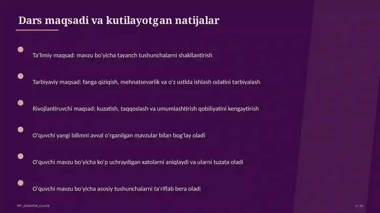 Uyushiq bo'laklar va tinish belgilari (8-sinf) 3