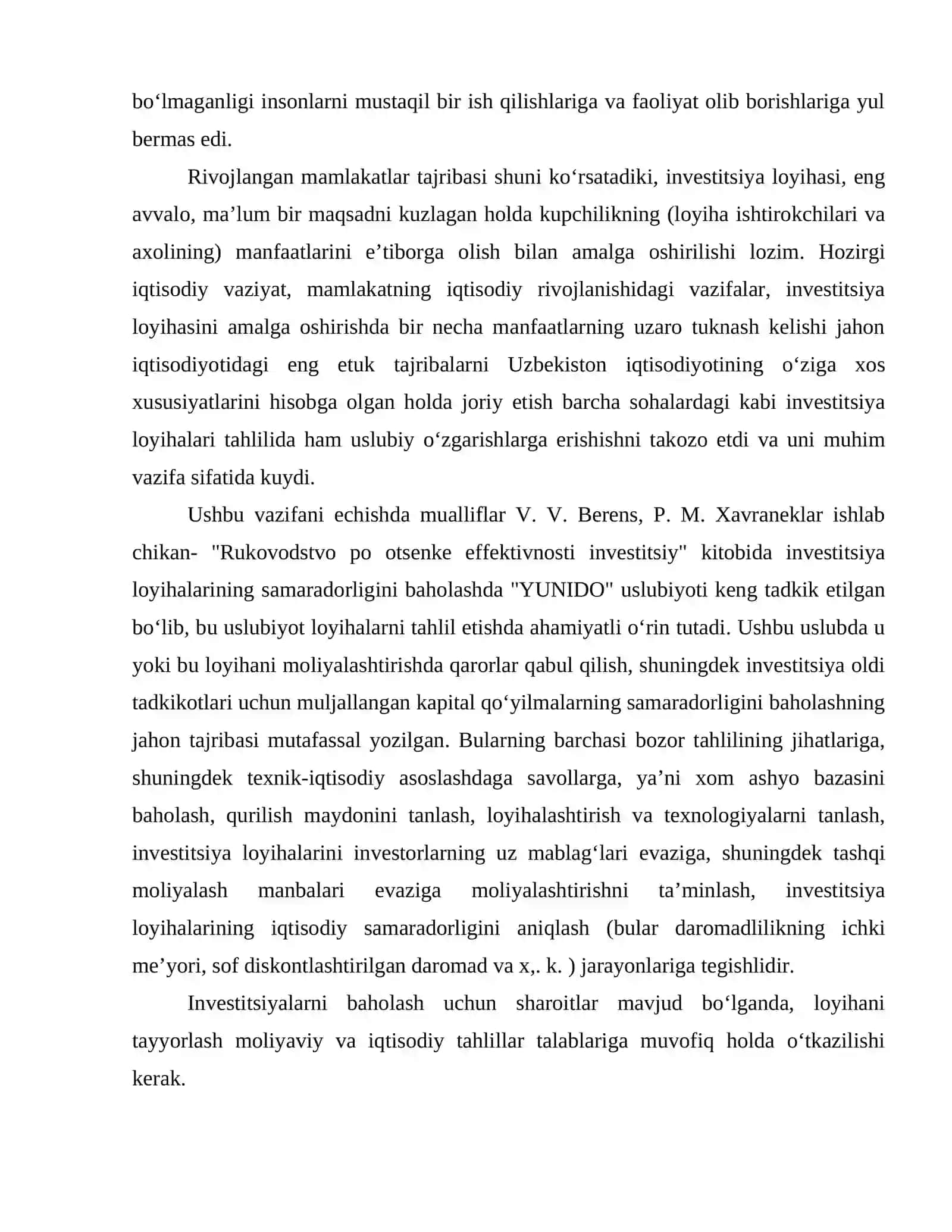 Moliyaviy tahlilning asosiy jihatlari va investitsion qarorlar qabul qilish mezonlari 3