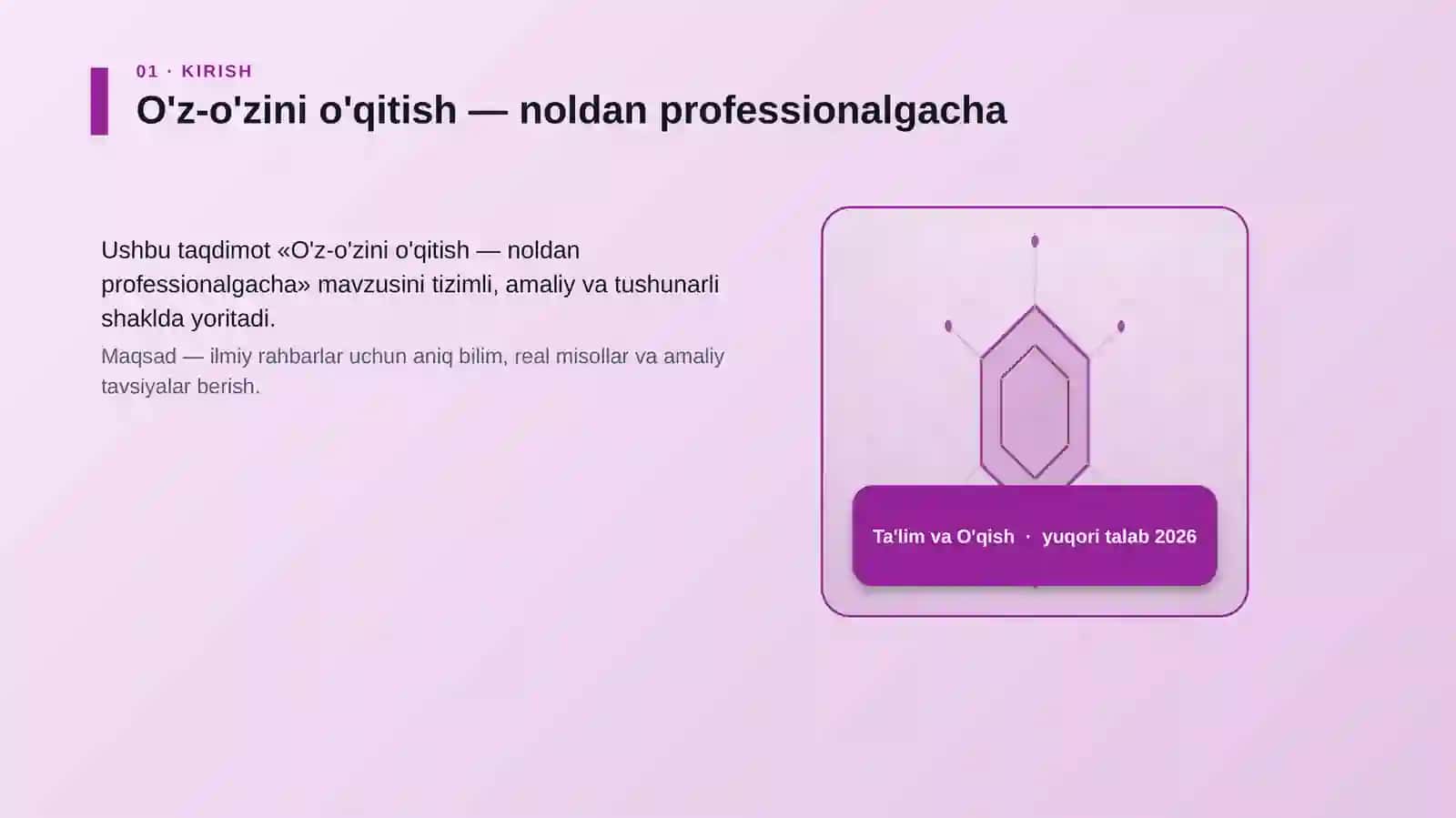 O'z-o'zini o'qitish — noldan professionalgacha 3