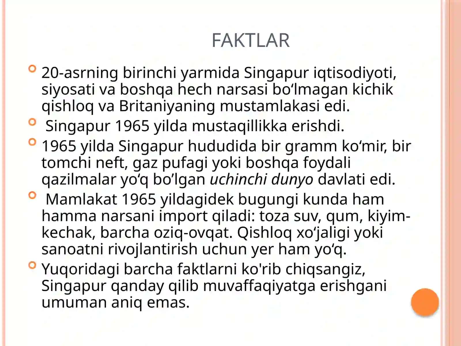 Singapurning muvaffaqiyat tarixi 3