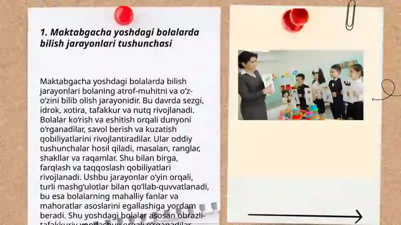 Maktabgacha yosh davrida bilish jarayonlari va nutqning rivojlanishiga xos xususiyatlar 3