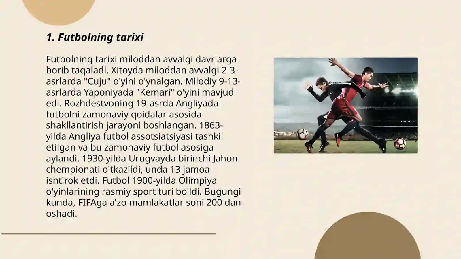 Futbol haqida 3