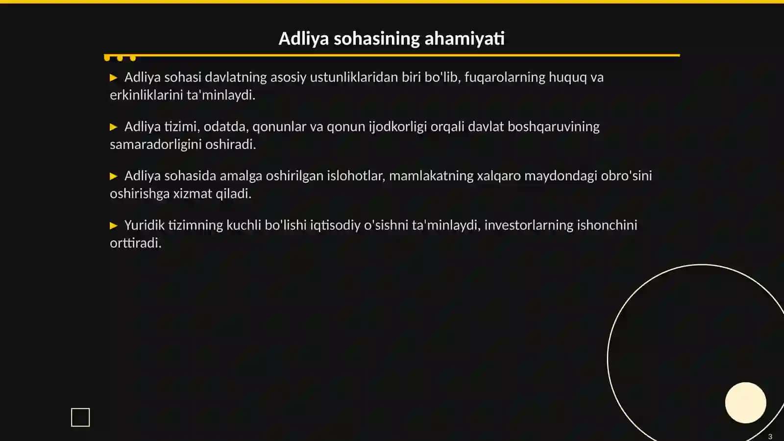 Adliya sohasidagi davlat boshqaruvi 3