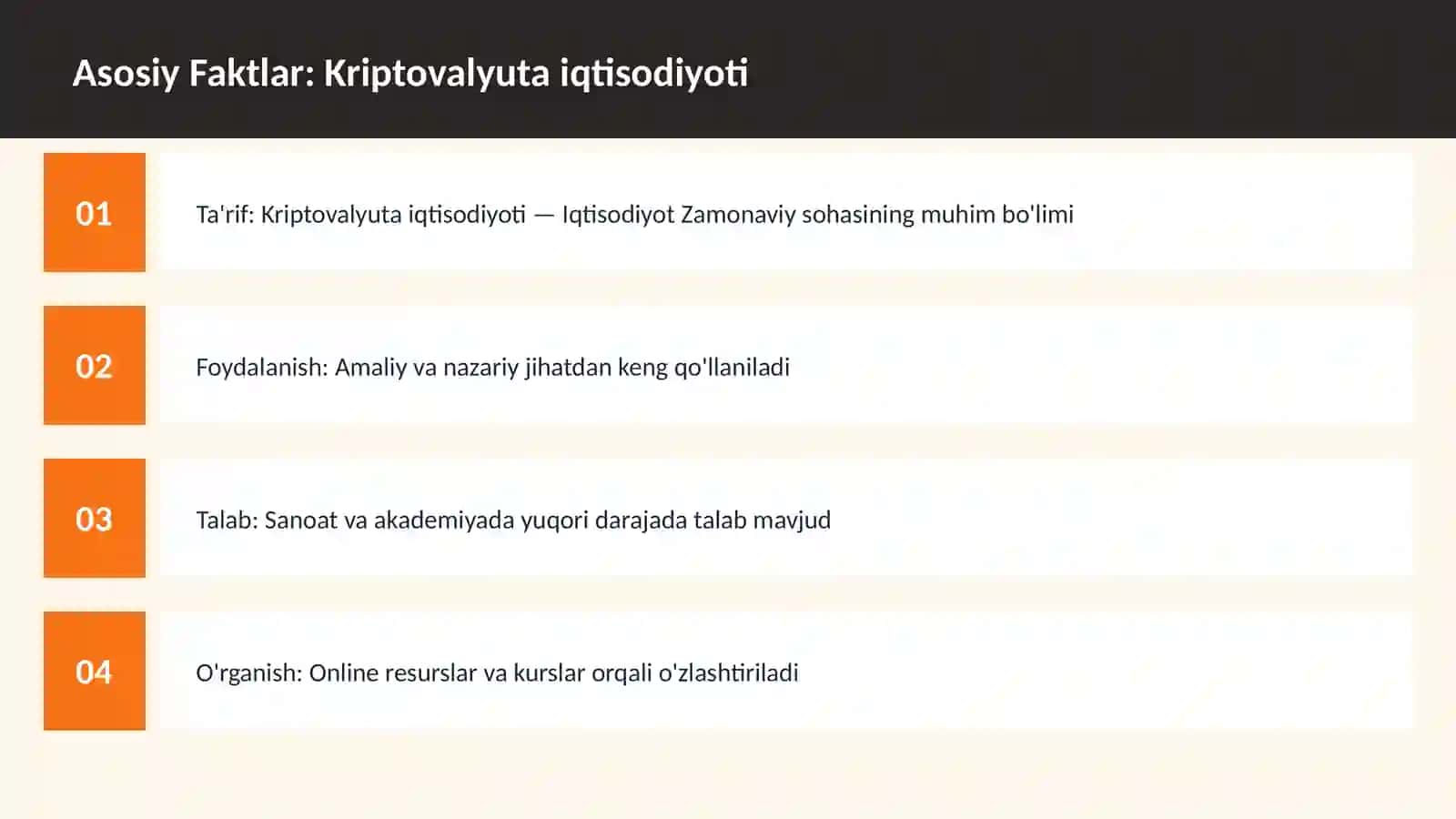 Kriptovalyuta iqtisodiyoti 3