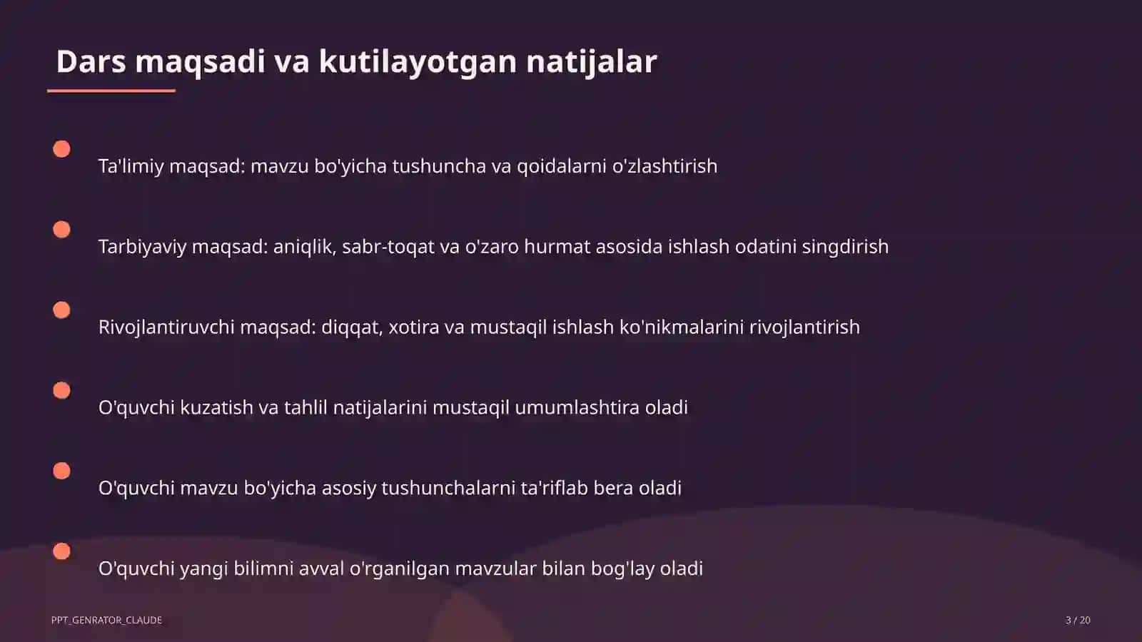 Yulduzli tunlar (11-sinf) 3