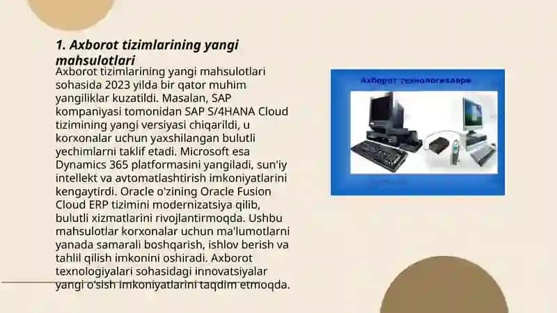 Axborot kommunikatsiya texnologiyalari maxsulotlari 3