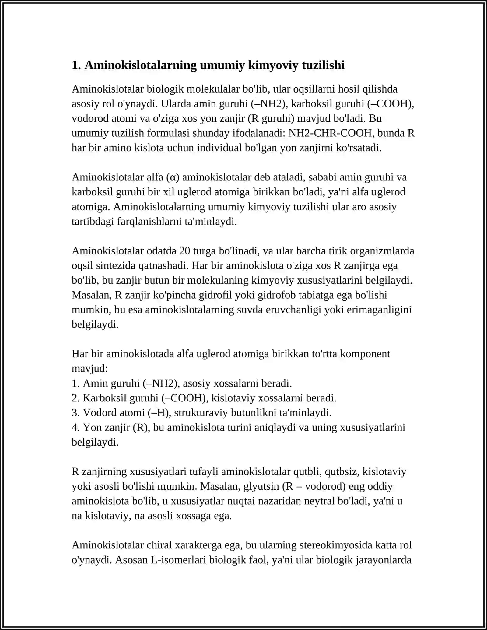 AMINIKISLOTALAR 3