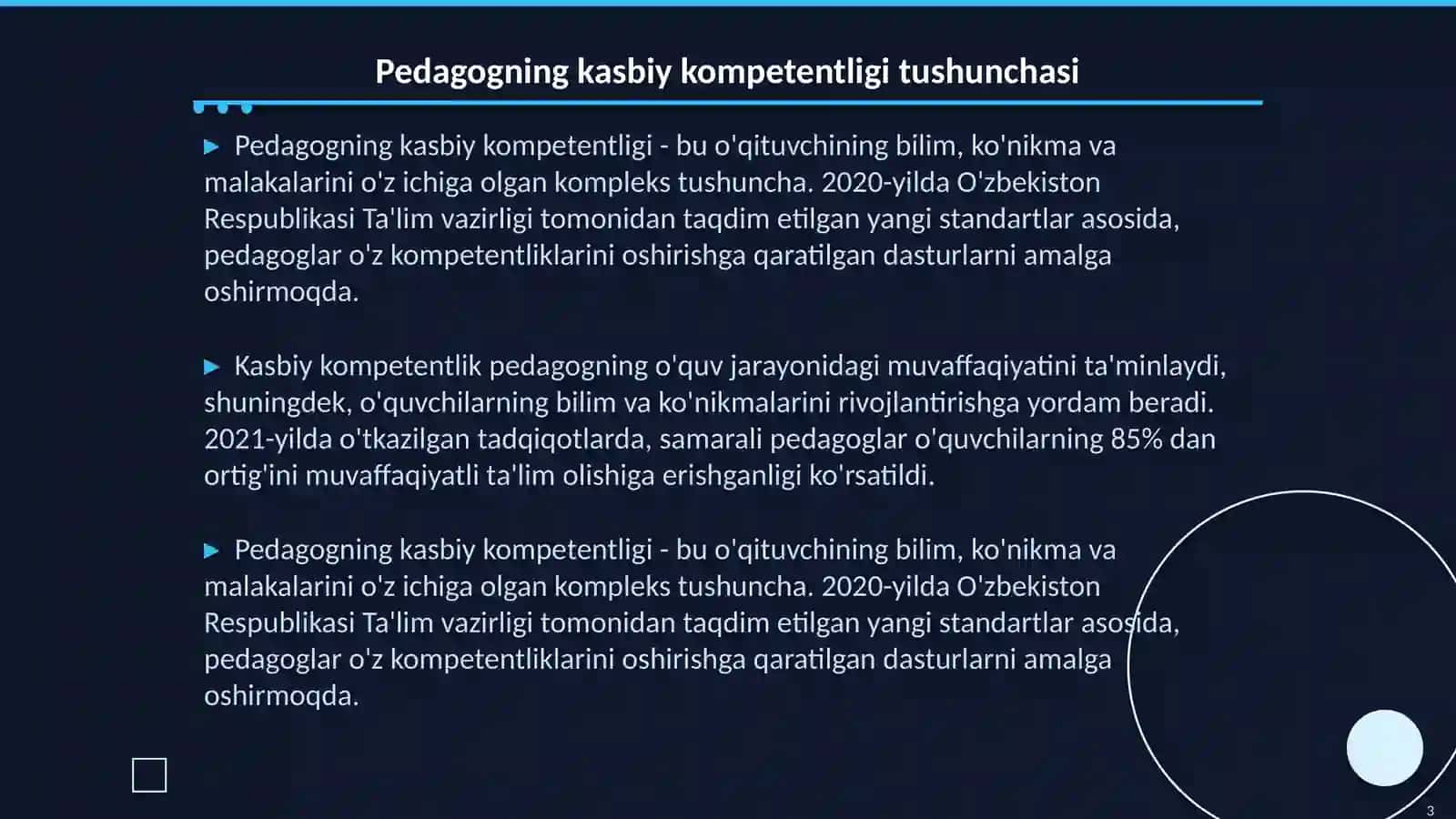 Pedagogning kasbiy -kompetentligi va kreativ rivojlanishi 3