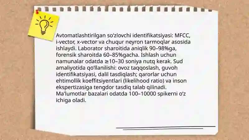 Lingvistik ekspertiza va kriminologiya kesishmasida yangi tadqiqot yo'nalishlari Abdurashidova Turdigul 3