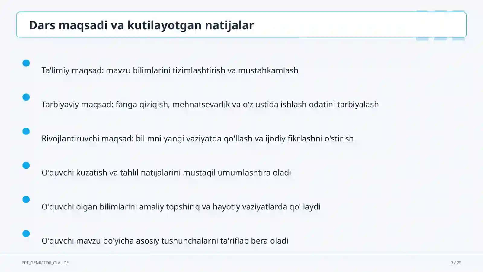 Sinuslar va kosinuslar teoremasi (9-sinf) 3