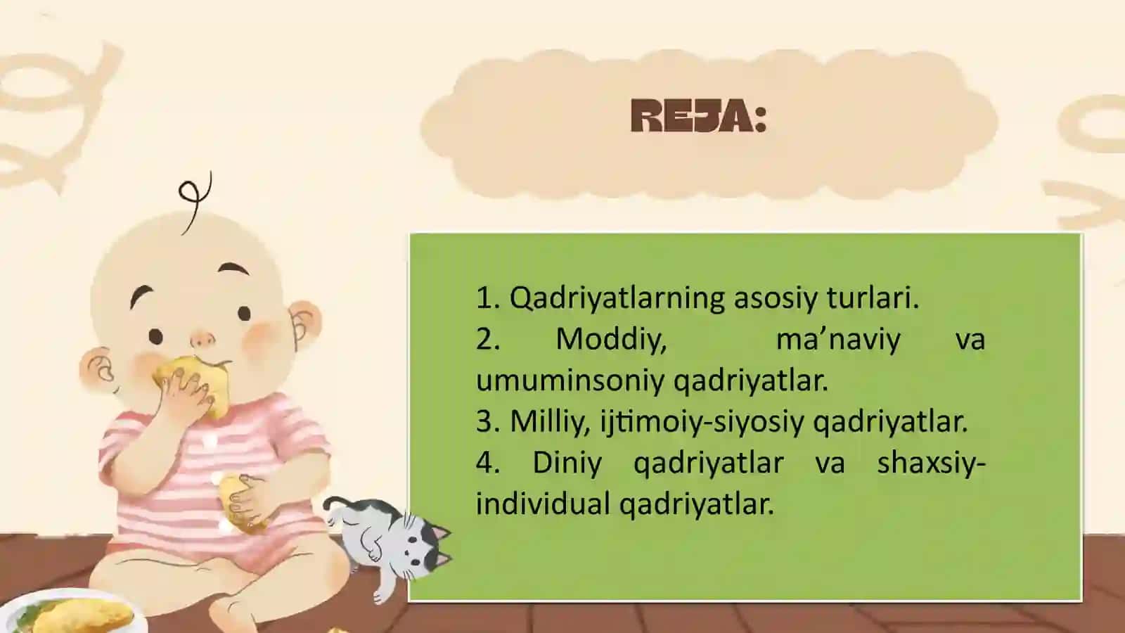 Qadriyatlarning umumaksiologik turlari: Namoyon bolish shakllari va o'ziga xosliklari 3