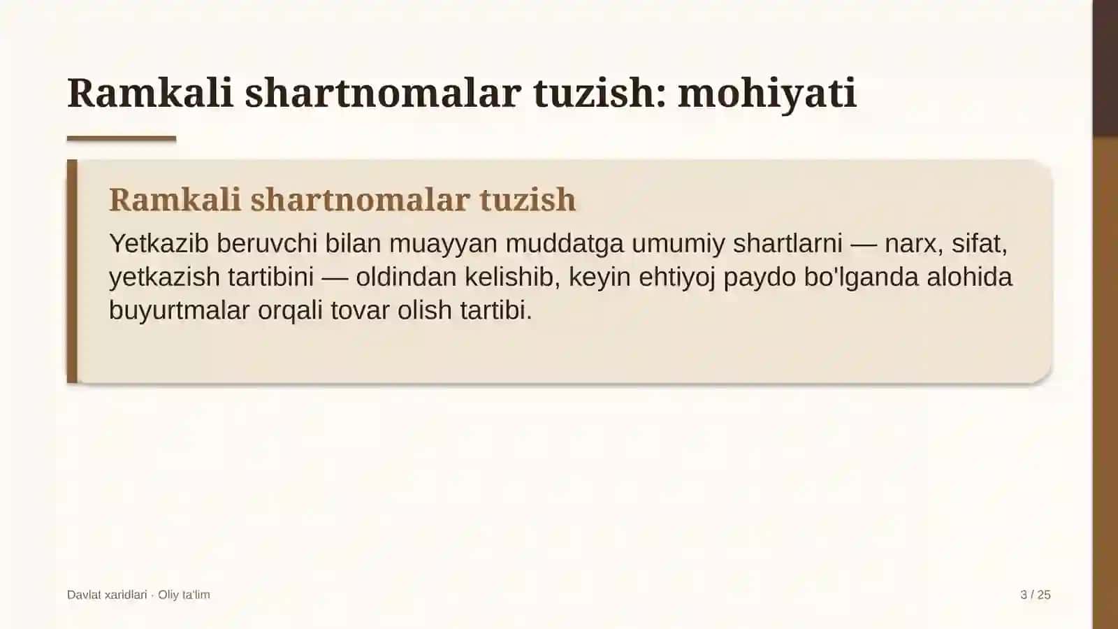 Hosting provayderlarida ramkali shartnomalar tuzish 3
