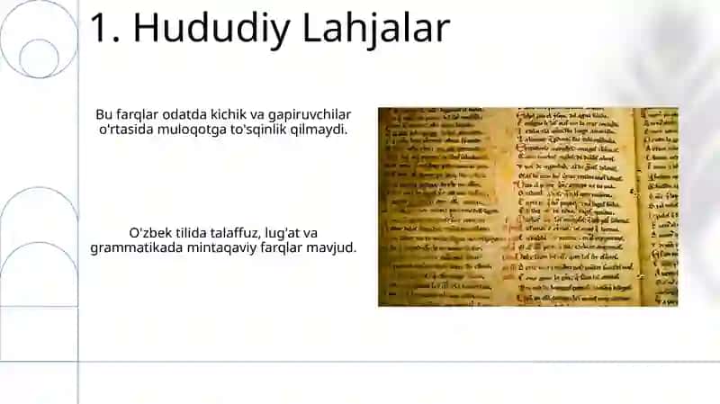 O’zbek tilining lahja va shevalari 3