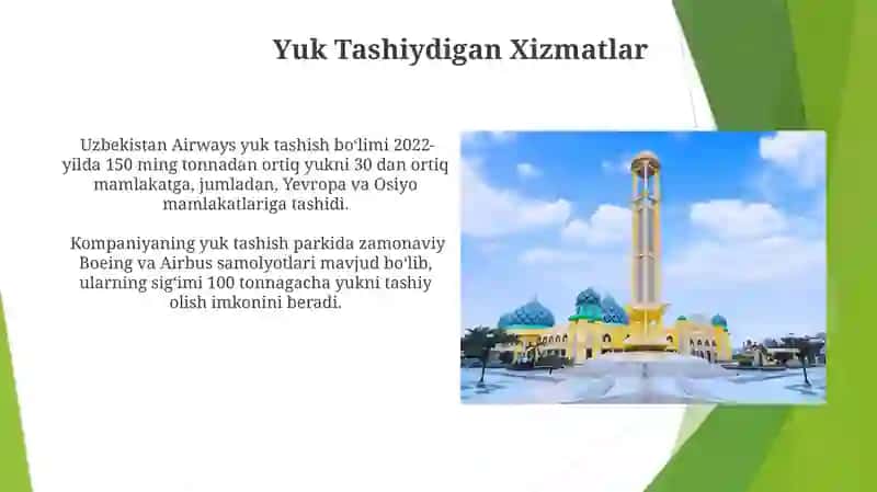 Oʻzbekiston Havo Yoʻllari: Rivojlanish Strategiyasi 3