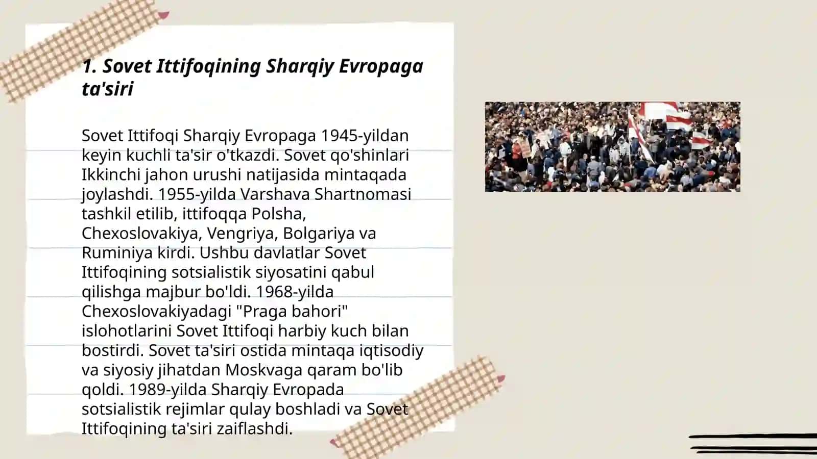 Sharqiy yevropa davlatlarida sovet namunasidagi sotsializm qurilishi 3