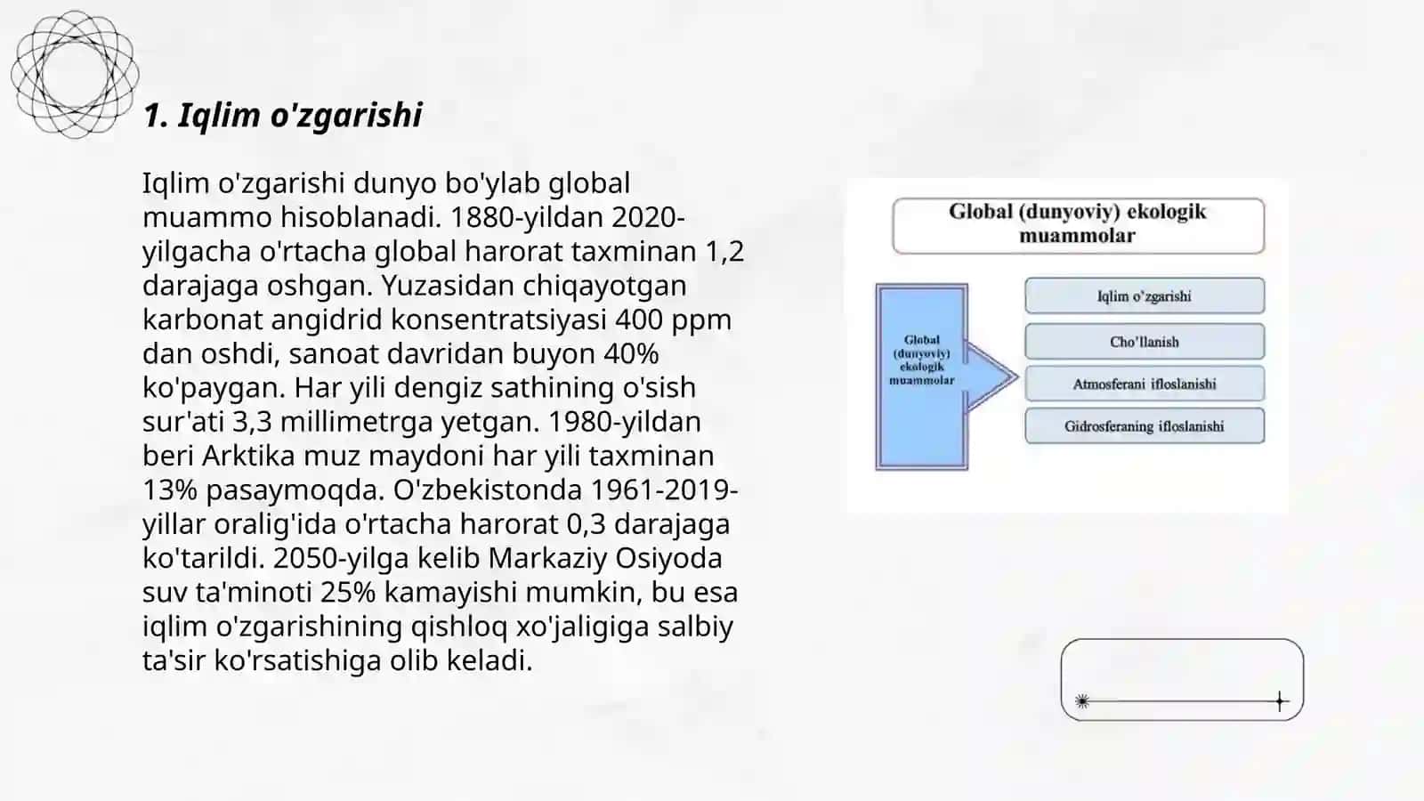 Davrimizning global muammolari 3