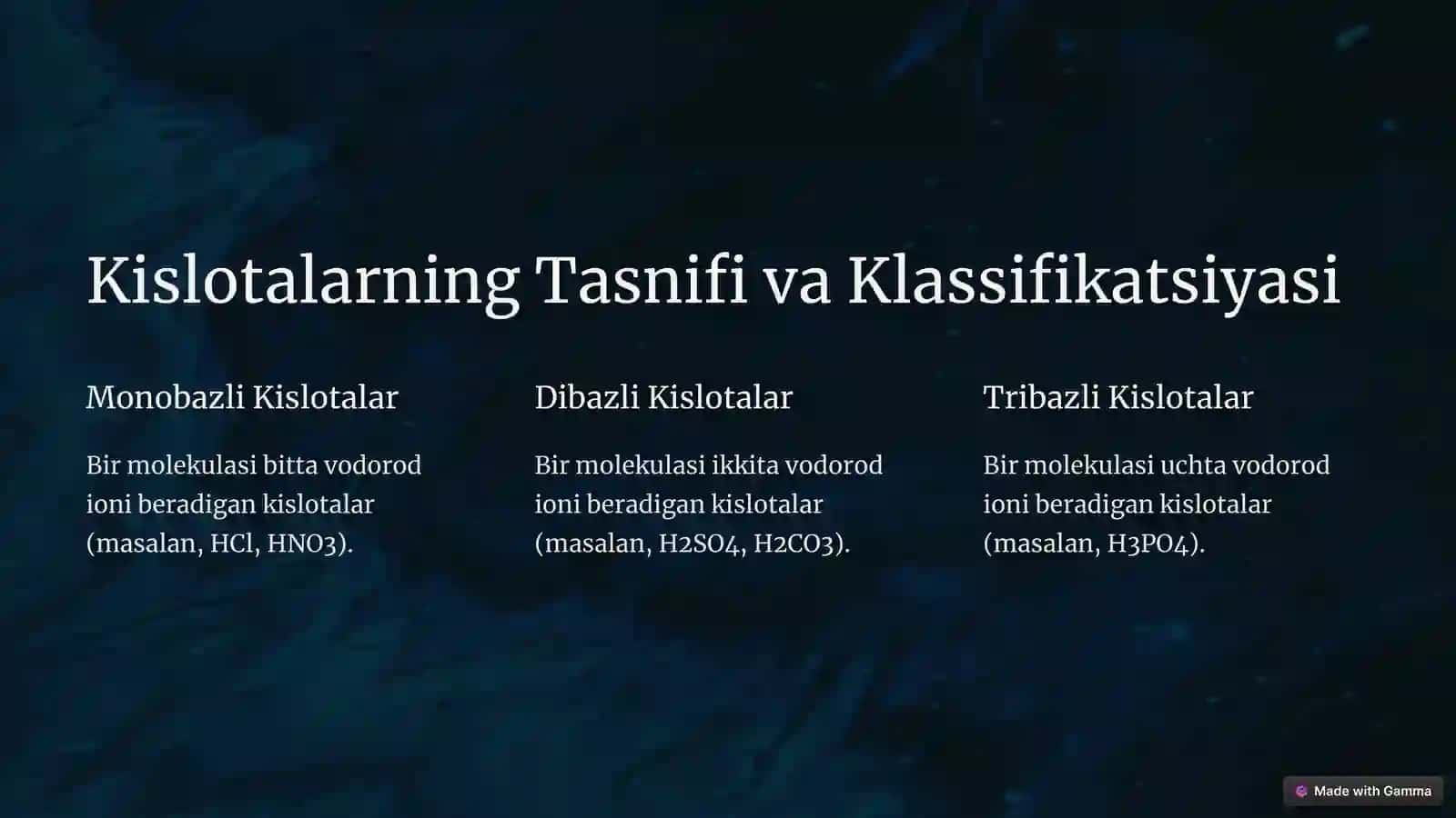 Anorganik Kislotalar 3