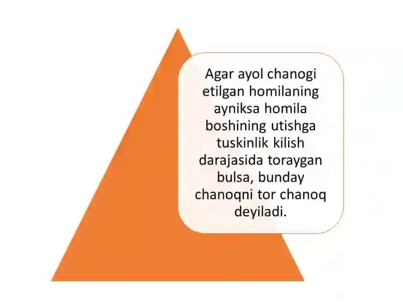 Zamonaviy akusherlikda Tor chanoq anatomiyasi 3