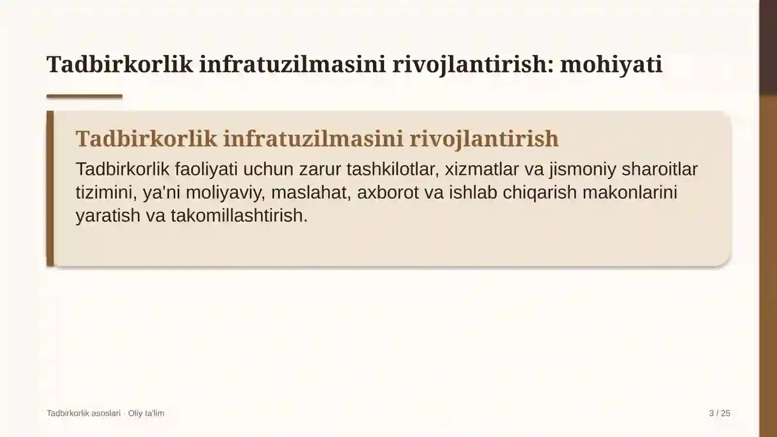 Yo'l harakati xavfsizligi xizmatida tadbirkorlik infratuzilmasini rivojlantirish 3