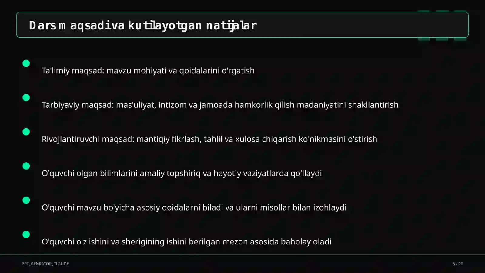 Hayot yo'lini tanlash: maqsad va reja (11-sinf) 3