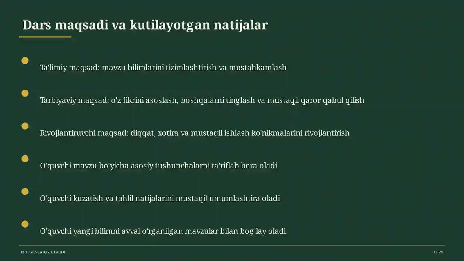 Tabaqalashtirilgan ta'lim: differensiatsiya 3