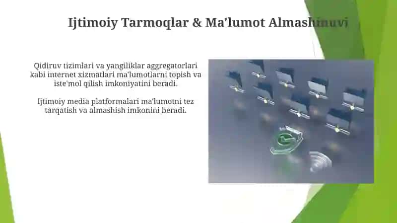 Zamonaviy axborotda internet va internet xizmatlarning oʼrni 3