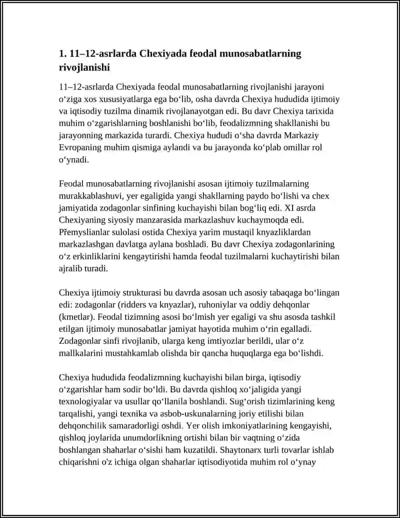 CHEXIYA 11-15 ASRLARDA 3