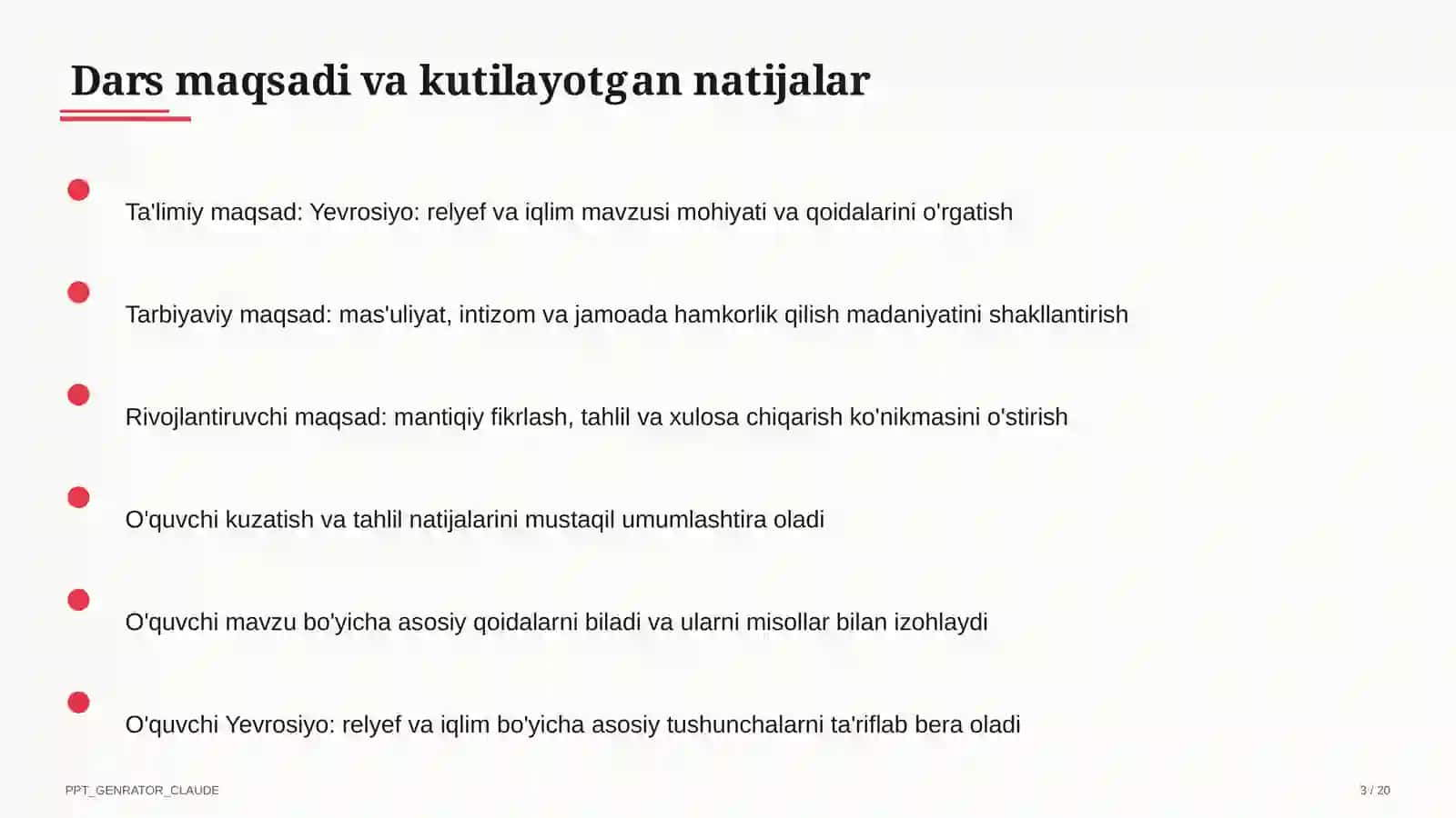 Yevrosiyo: relyef va iqlim (7-sinf) 3