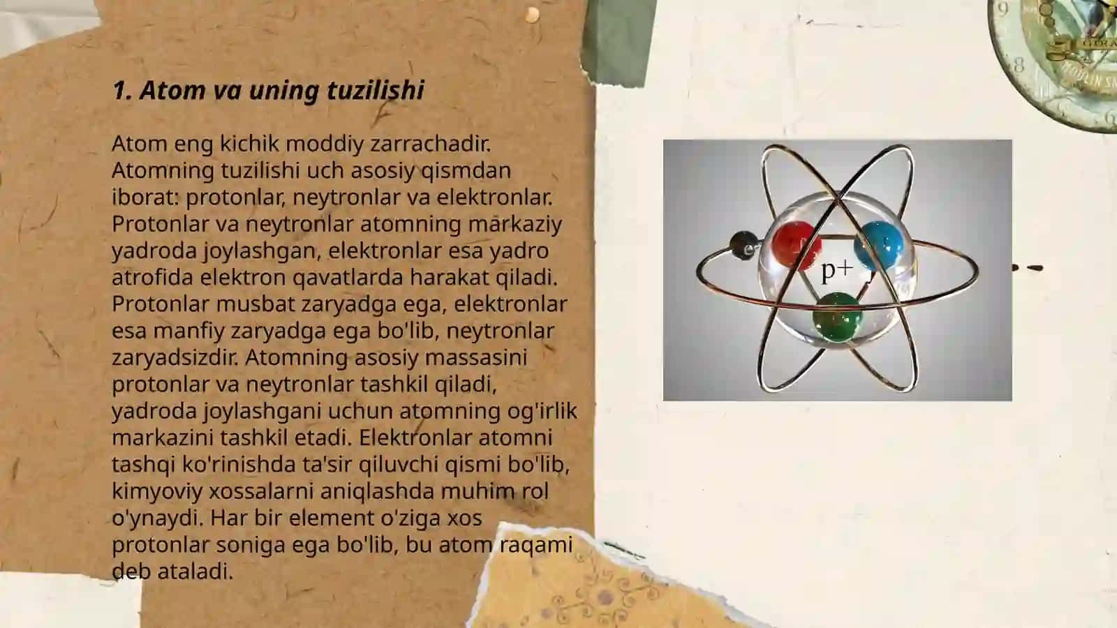 Atom-molekulyar ta'limot 3