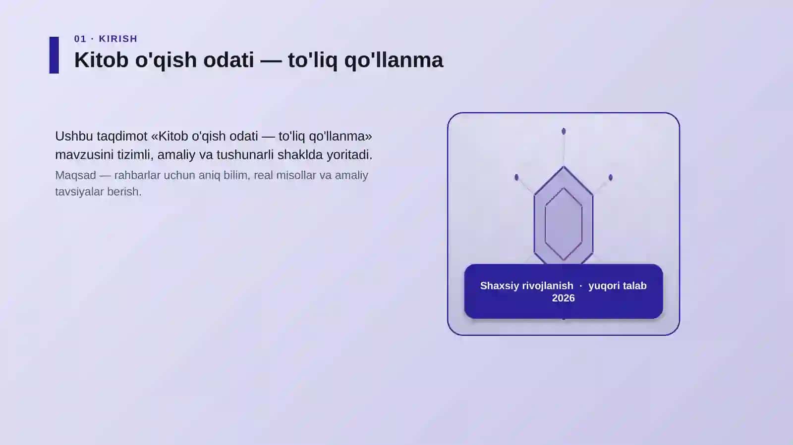 Kitob o'qish odati — to'liq qo'llanma 3