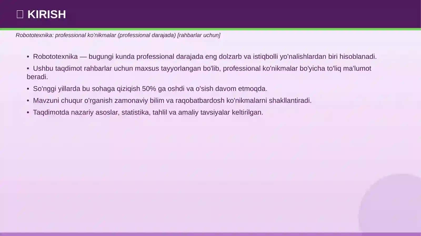 Robototexnika: professional ko'nikmalar (professional darajada) [rahbarlar uchun] 3