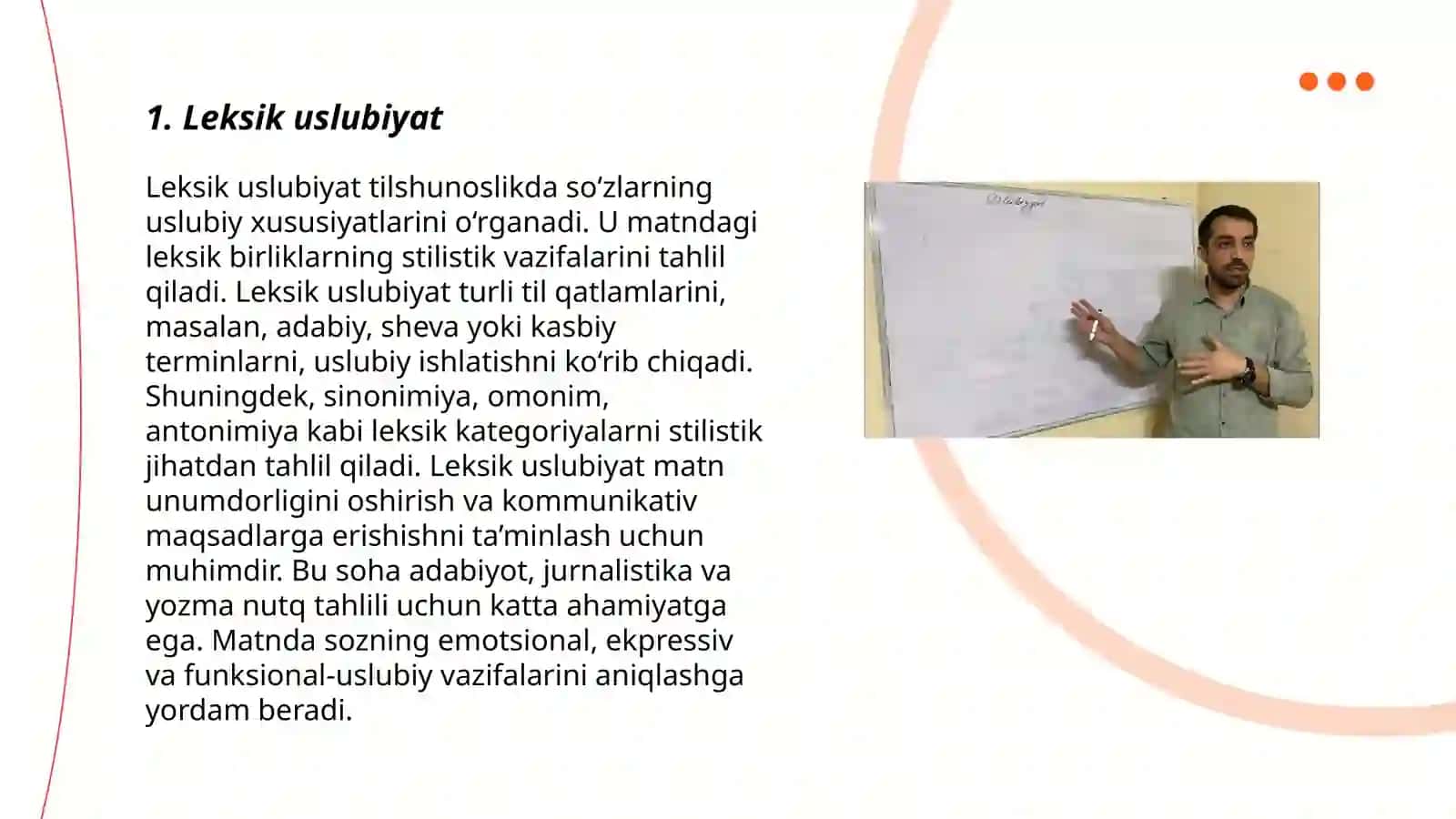 Uslubiyat turlari 3