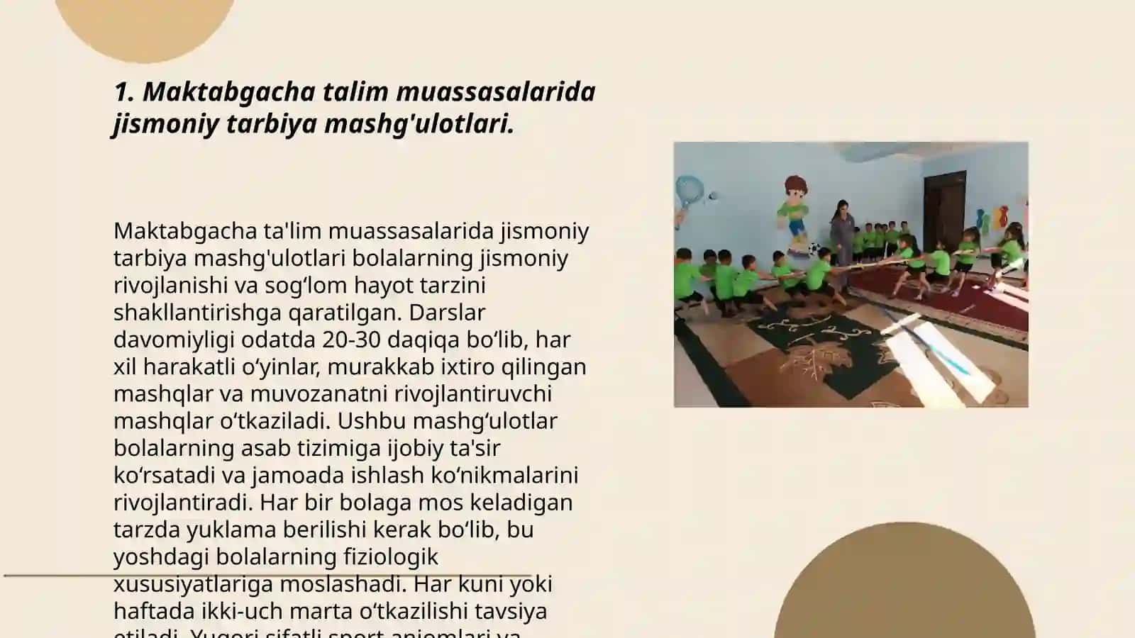 Sport soğlomlashtirish tadbirlarini õtkazish va tashkil qilish 3