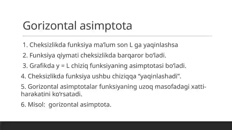 FUNKSIYANING ASIMPTOTALARI 3