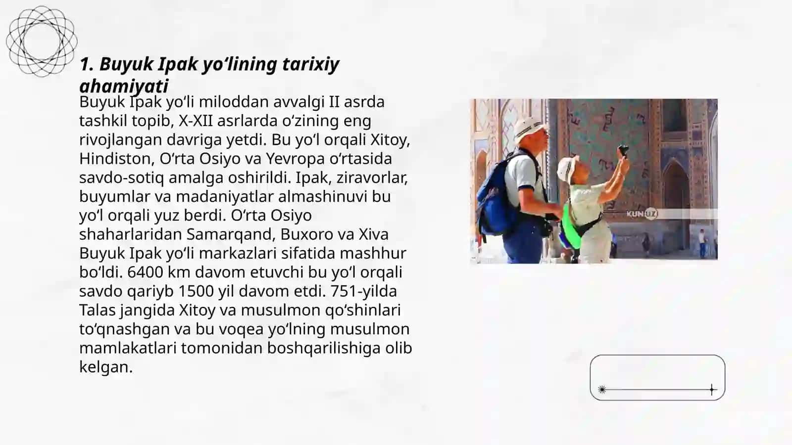 Buyuk Ipak yo‘li va hozirgi zamon 3