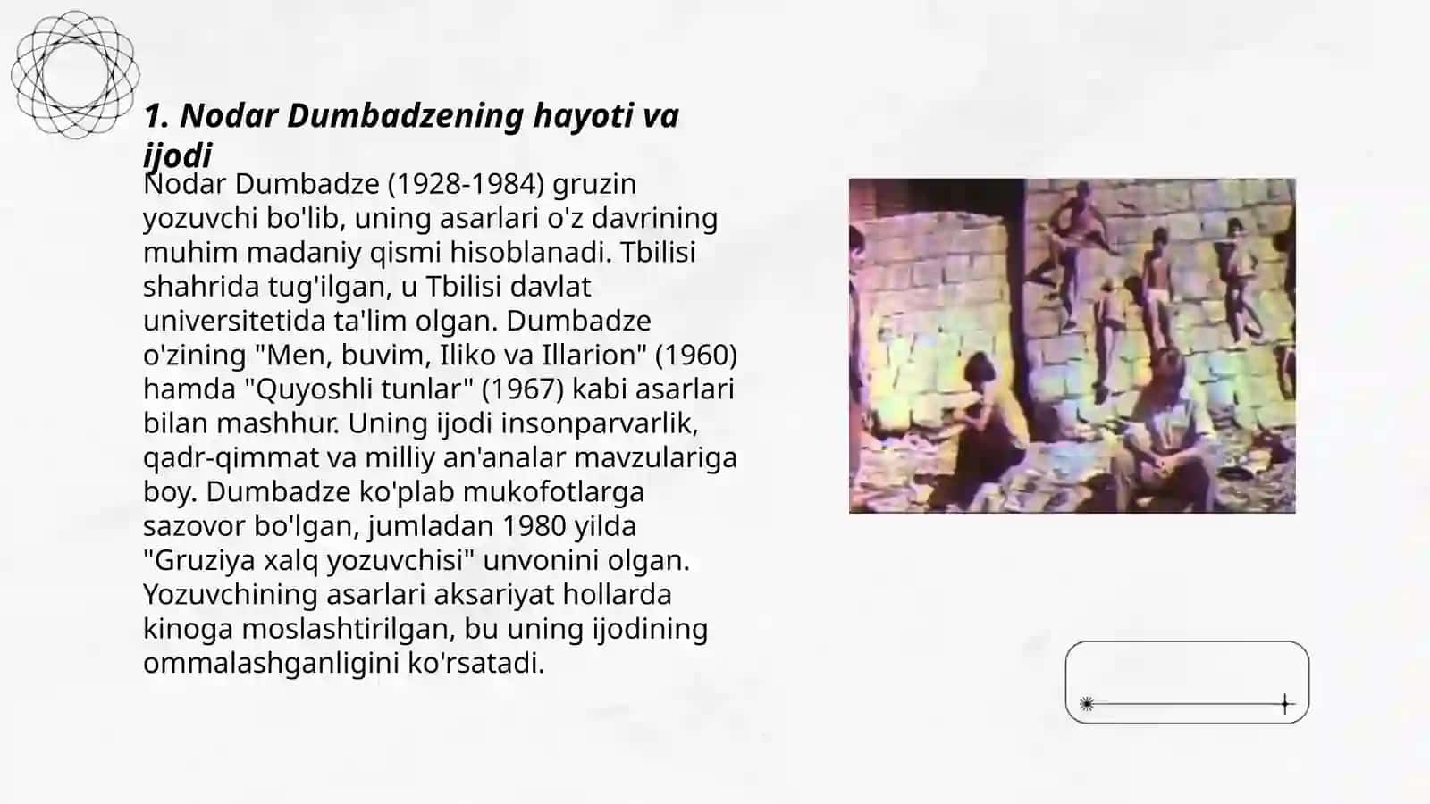 Nodar Dumbadze "Hellados" hikoyasi 3